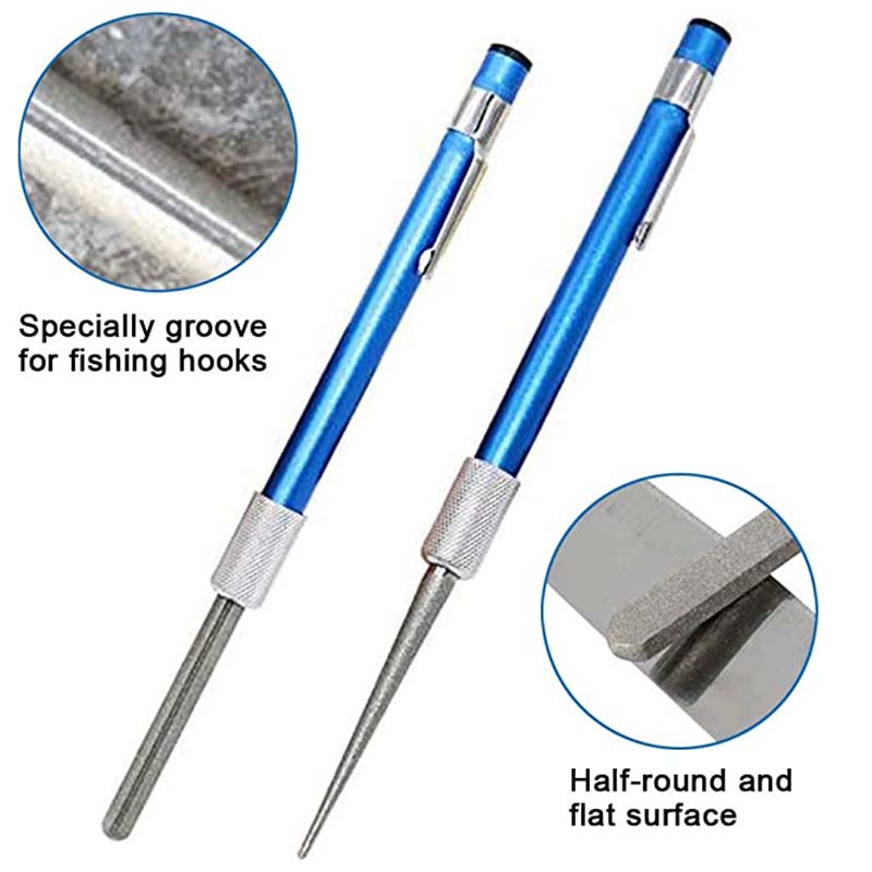 Diamond Dual File Sharpening Rods for Knife and Fishing Hook
